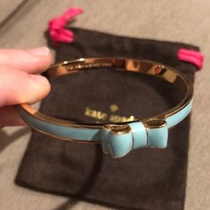 Kate Spade Sky Blue Bow Bangle